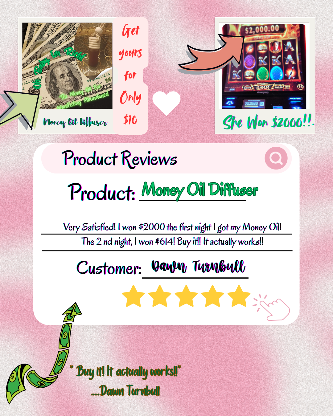 Manifesting Money Oil Diffuser